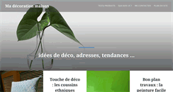 Desktop Screenshot of ma-decoration-maison.com