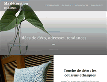 Tablet Screenshot of ma-decoration-maison.com